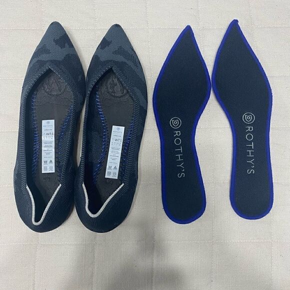 Rothy’s Camouflage Flats Women Size 7.5 - Picture 8 of 12